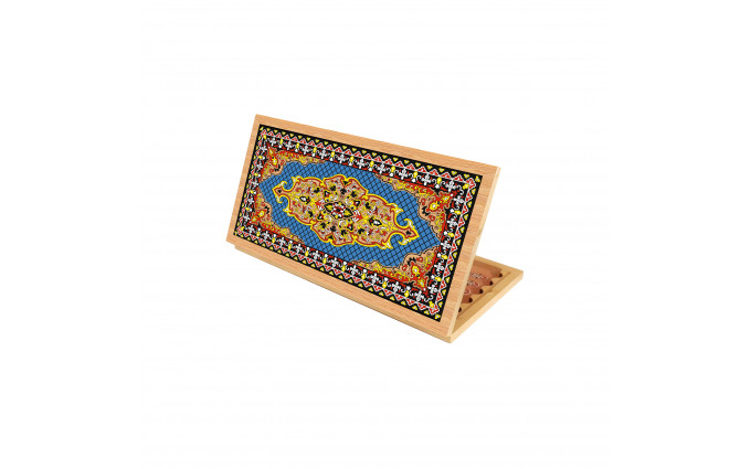 Нарды + Шашки Аравия Голубые малые (Россия, дерево, 40 см), Partida Нарды + Шашки Аравия Голубые малые (Россия, дерево, 40 см), Partida